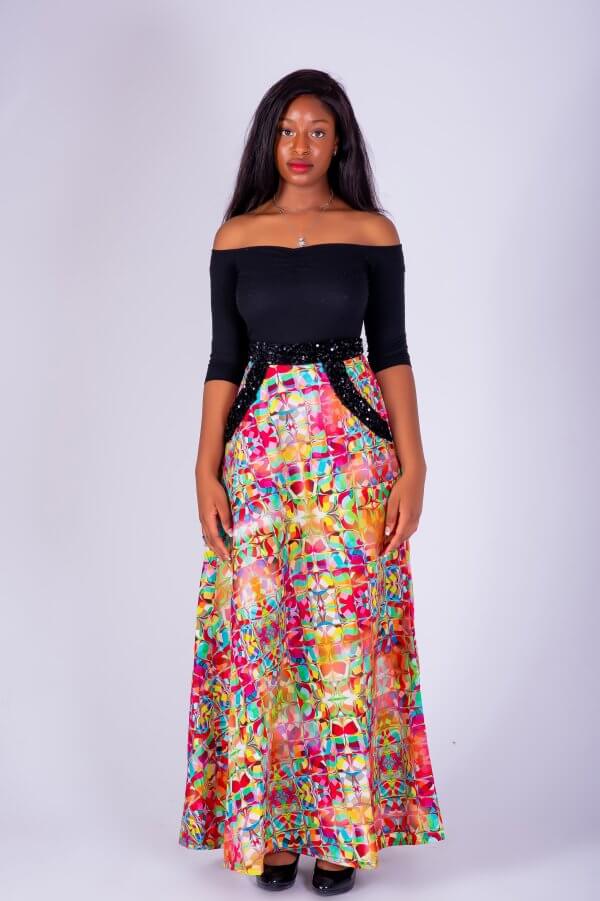 Maxi Sequins skirt available in sizes uk 8-18